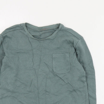 Dunnes Boys Blue Round Neck  Cotton Pullover Jumper Size 8-9 Years  Pullover