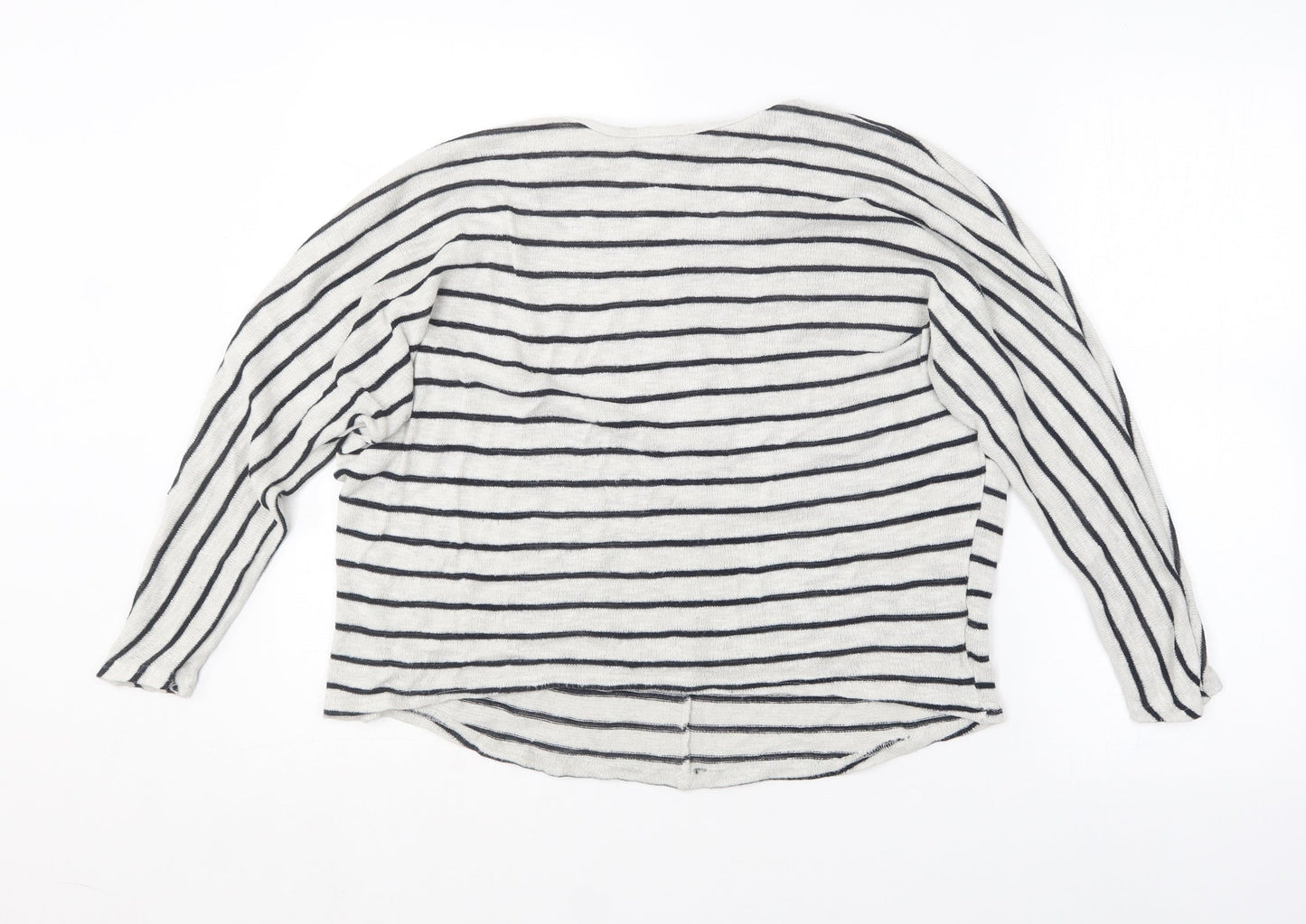 Womens UK Size S New Look White Pullover Jumper