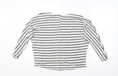 Womens UK Size S New Look White Pullover Jumper