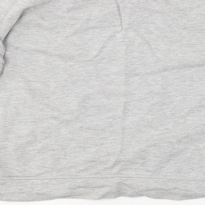 TU Womens Grey Round Neck  Cotton Pullover Jumper Size 8