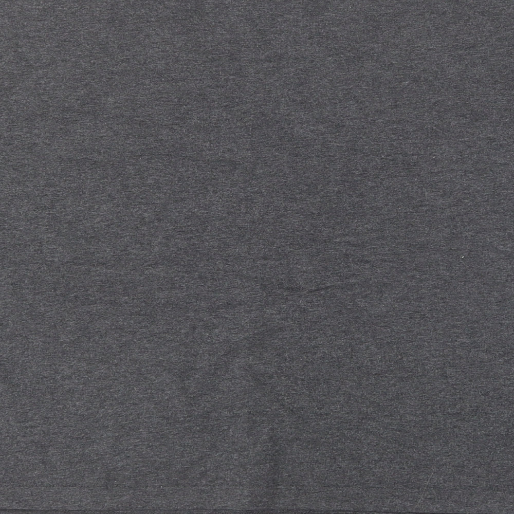 Womens UK Size S New Look Grey Basic T-Shirt