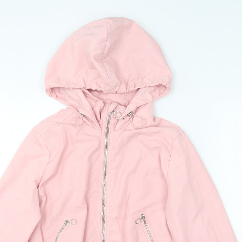 Bershka Girls Pink   Jacket Coat Size S