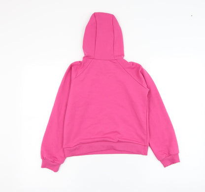 Very Girls Pink  Polyester Pullover Hoodie Size 9 Years  Pullover - Slogan