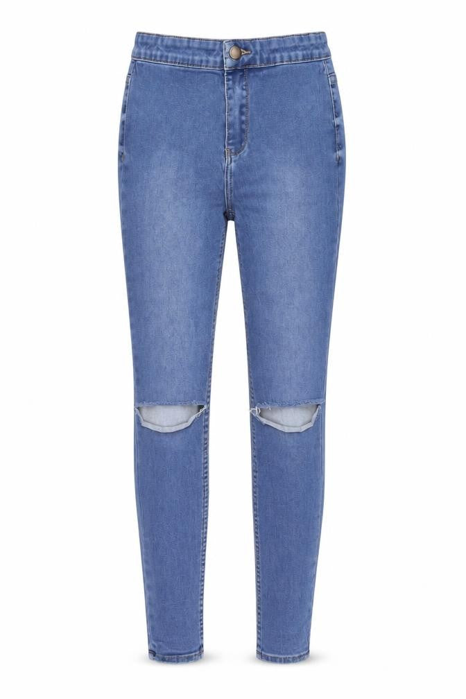 Womens UK Size 8 New Look Regular Fit Skinny Blue Jeans