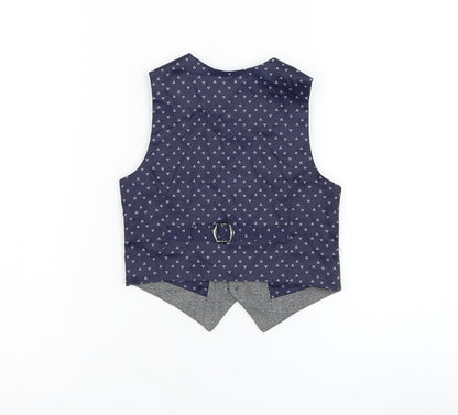 Outfit Boys Grey   Jacket Waistcoat Size 18-24 Months   Button