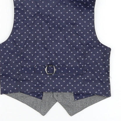 Outfit Boys Grey   Jacket Waistcoat Size 18-24 Months   Button