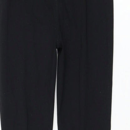 Dunnes Stores Girls Black  Polyester Jogger Trousers Size 9 Months  Regular Pullover - Leggings, Mesh accent