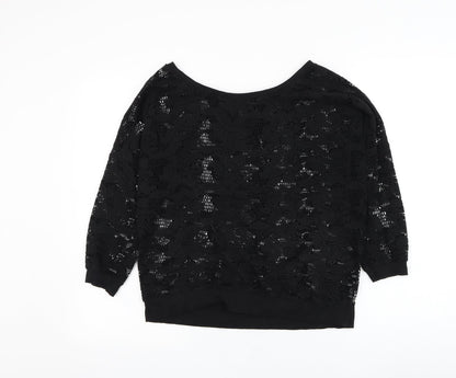 Womens UK Size 12 Atmosphere Black Pullover Jumper
