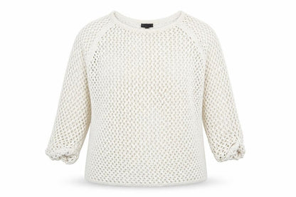 Womens UK Size 8 Topshop Ivory Pullover Jumper