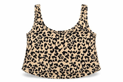 Womens UK Size M Primark Brown Cropped Tank