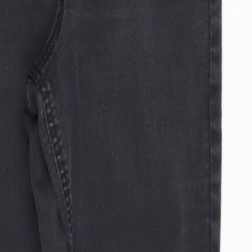 TESCO Womens Black  Cotton Skinny Jeans Size 10 L26 in Regular