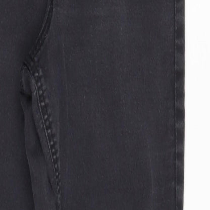 TESCO Womens Black  Cotton Skinny Jeans Size 10 L26 in Regular