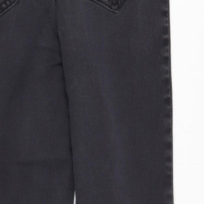 TESCO Womens Black  Cotton Skinny Jeans Size 10 L26 in Regular