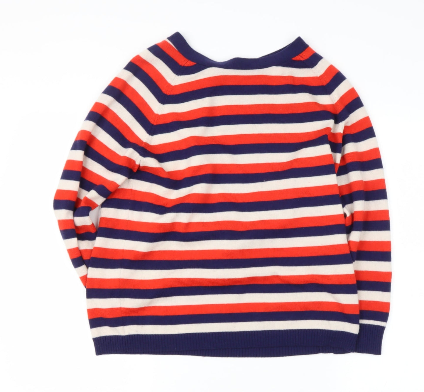 Womens UK Size M Preworn Red Pullover Jumper