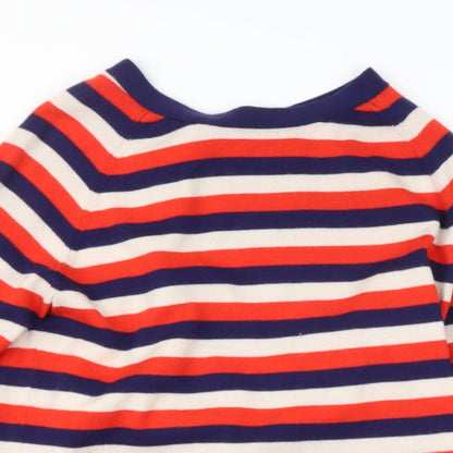 Womens UK Size M Preworn Red Pullover Jumper