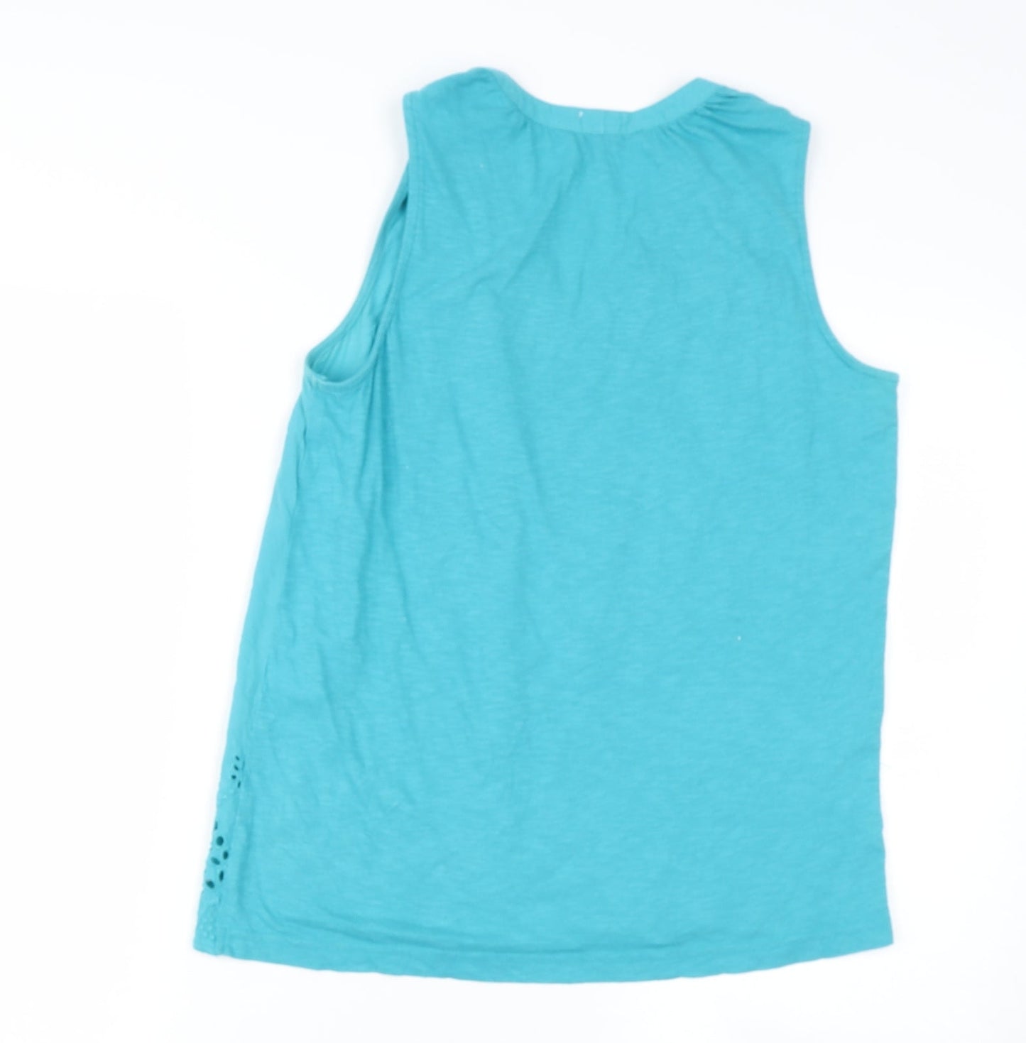 Womens UK Size 8 NEXT Blue Basic Blouse