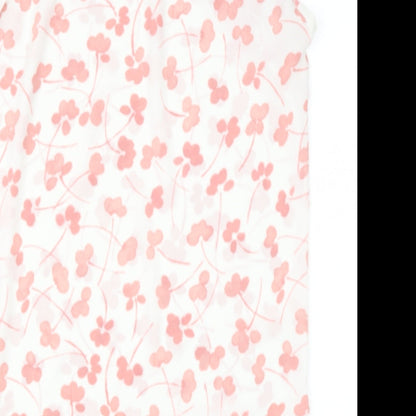 Womens UK Size 8 NEXT Pink Basic Blouse
