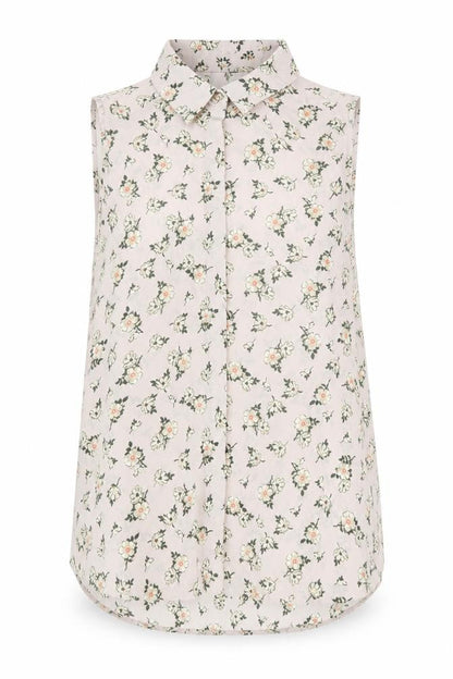 newlook Womens Multicoloured Floral Polyester Basic Blouse Size 8 Collared