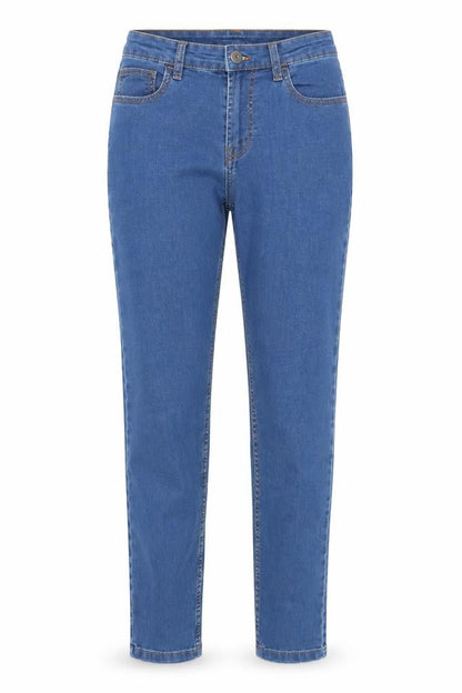 Denim & Co. Womens Blue  Cotton Blend Jegging Jeans Size S L30 in Slim