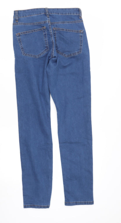 denim & co Womens Blue  Cotton Blend Jegging Jeans Size S L30 in Slim