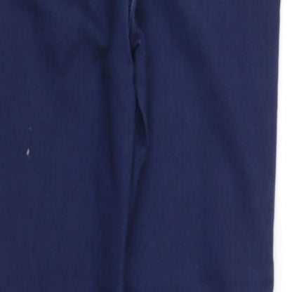 Womens UK Size M Dunnes Stores Regular Fit Harem Blue Trousers