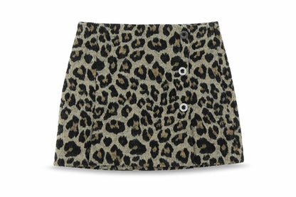 NEXT Girls Multicoloured Animal Print Polyester A-Line Skirt Size 9 Years  Regular Zip