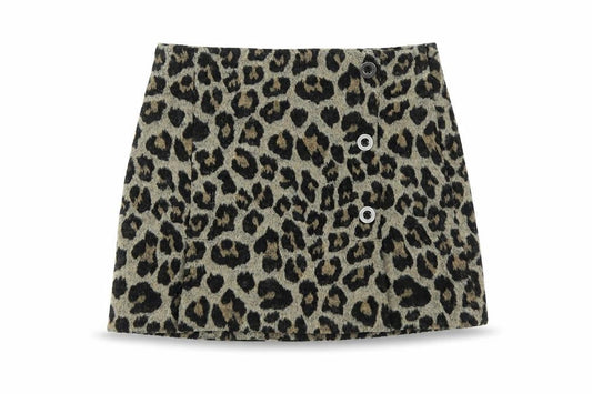 NEXT Girls Multicoloured Animal Print Polyester A-Line Skirt Size 9 Years  Regular Zip