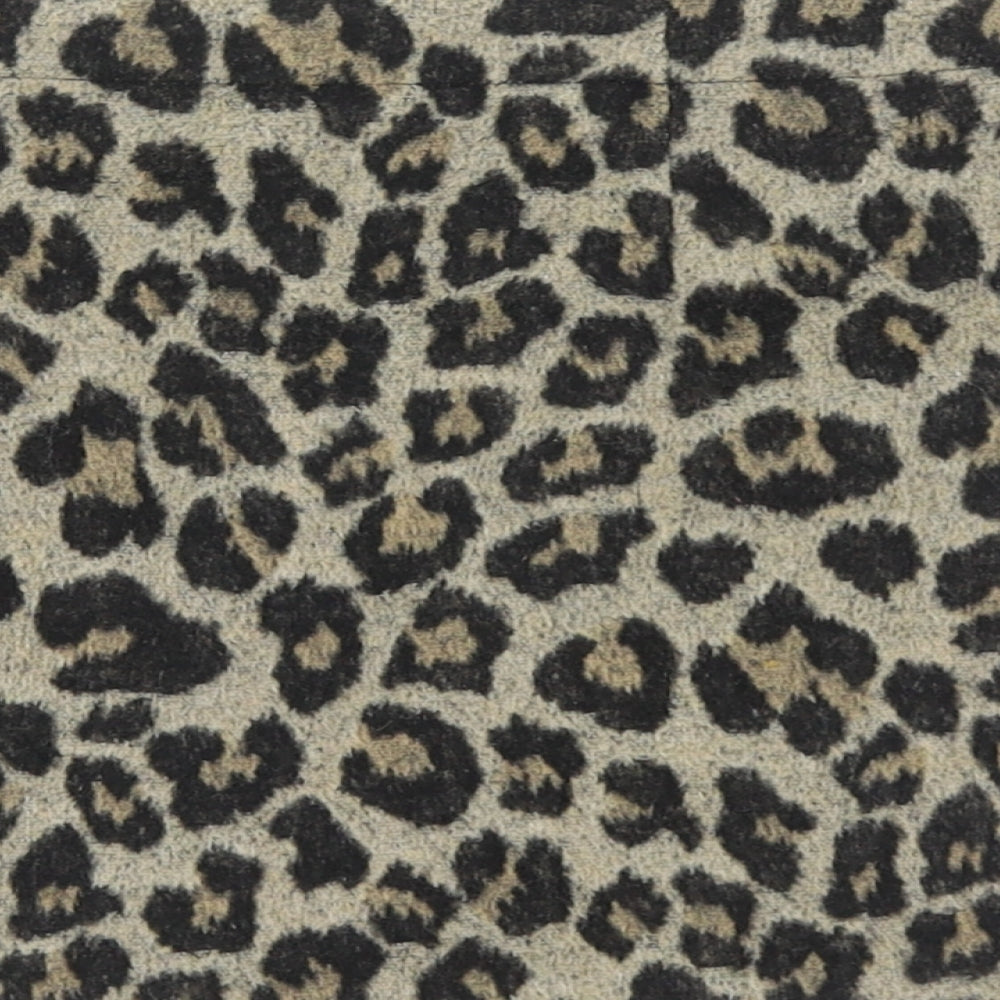 NEXT Girls Multicoloured Animal Print Polyester A-Line Skirt Size 9 Years  Regular Zip