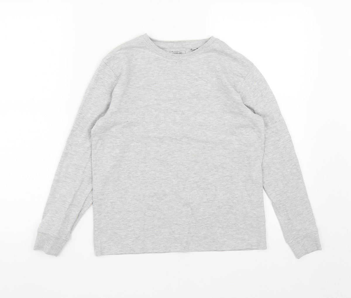 Next Boys Grey  Cotton Pullover Sweatshirt Size 11 Years