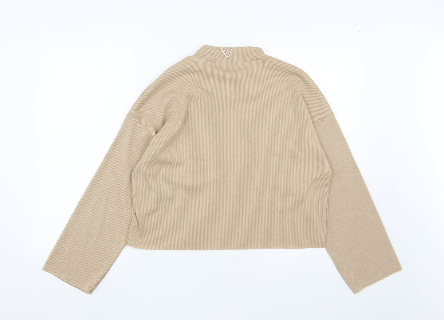 VERA&LUCY Womens Brown Round Neck  Polyester Pullover Jumper Size M