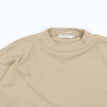 VERA&LUCY Womens Brown Round Neck  Polyester Pullover Jumper Size M