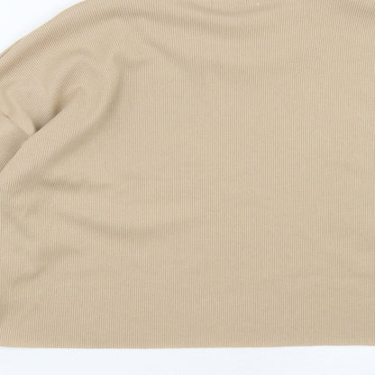 VERA&LUCY Womens Brown Round Neck  Polyester Pullover Jumper Size M