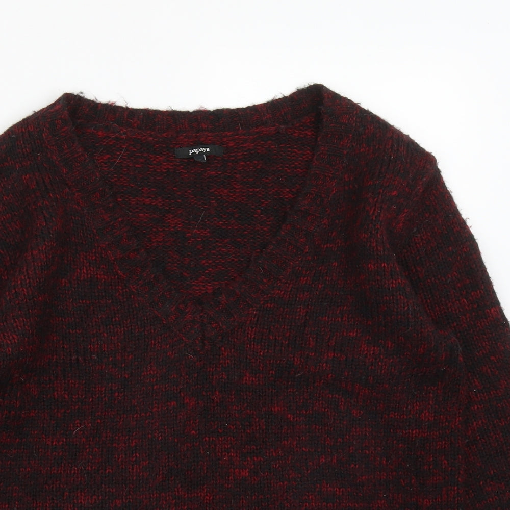 Womens UK Size 10 Matalan Red Pullover Jumper