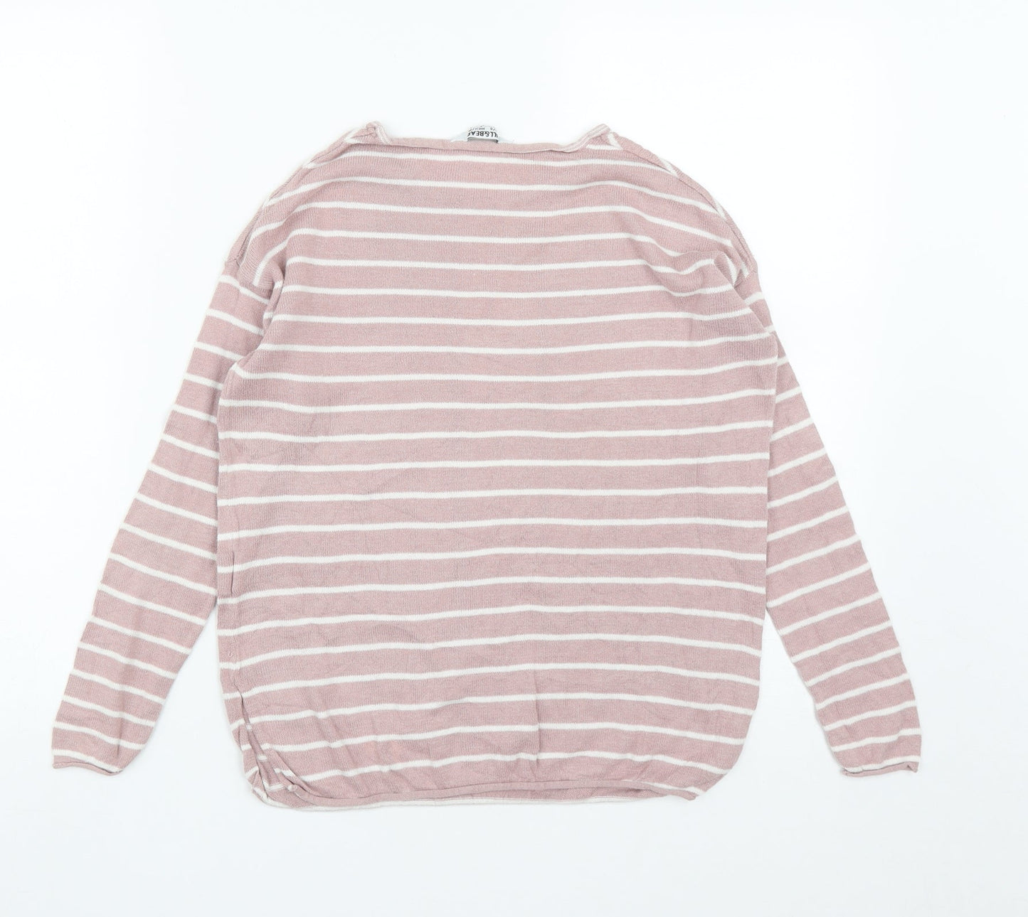 Womens UK Size S Pull&Bear Pink Pullover Jumper