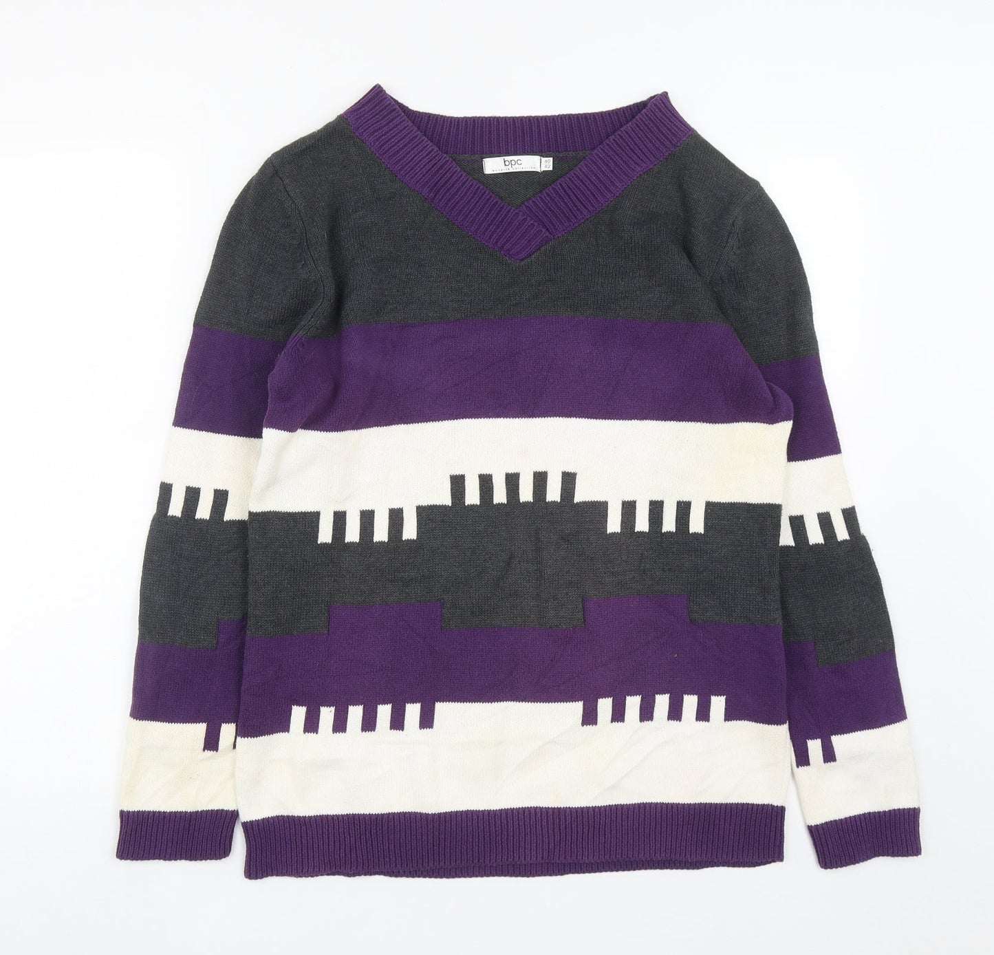 Womens UK Size 12 Bonprix Collection Multicoloured Pullover Jumper