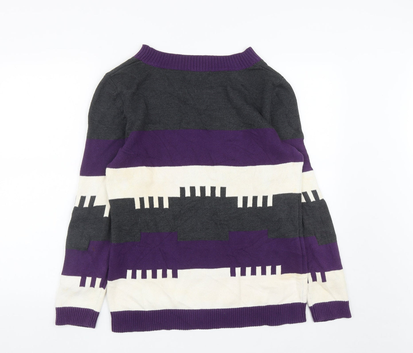 Womens UK Size 12 Bonprix Collection Multicoloured Pullover Jumper