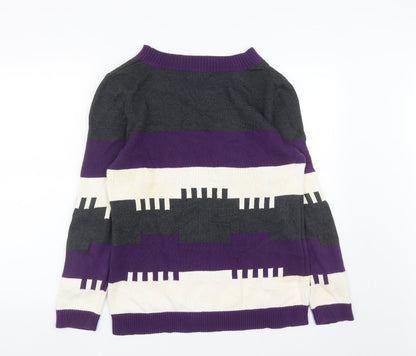 Womens UK Size 12 Bonprix Collection Multicoloured Pullover Jumper