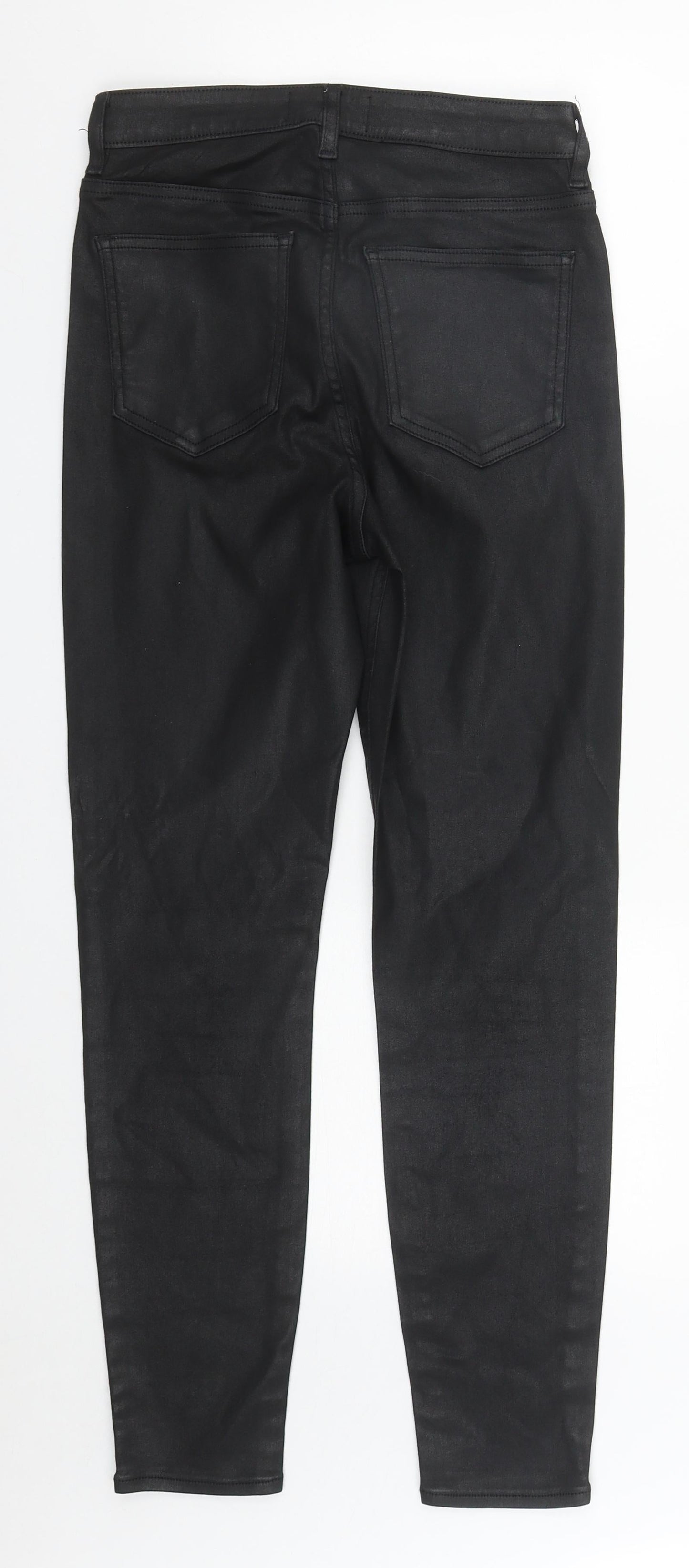 ASOS Womens Black  Cotton Straight Jeans Size 26 in L27 in Regular Zip