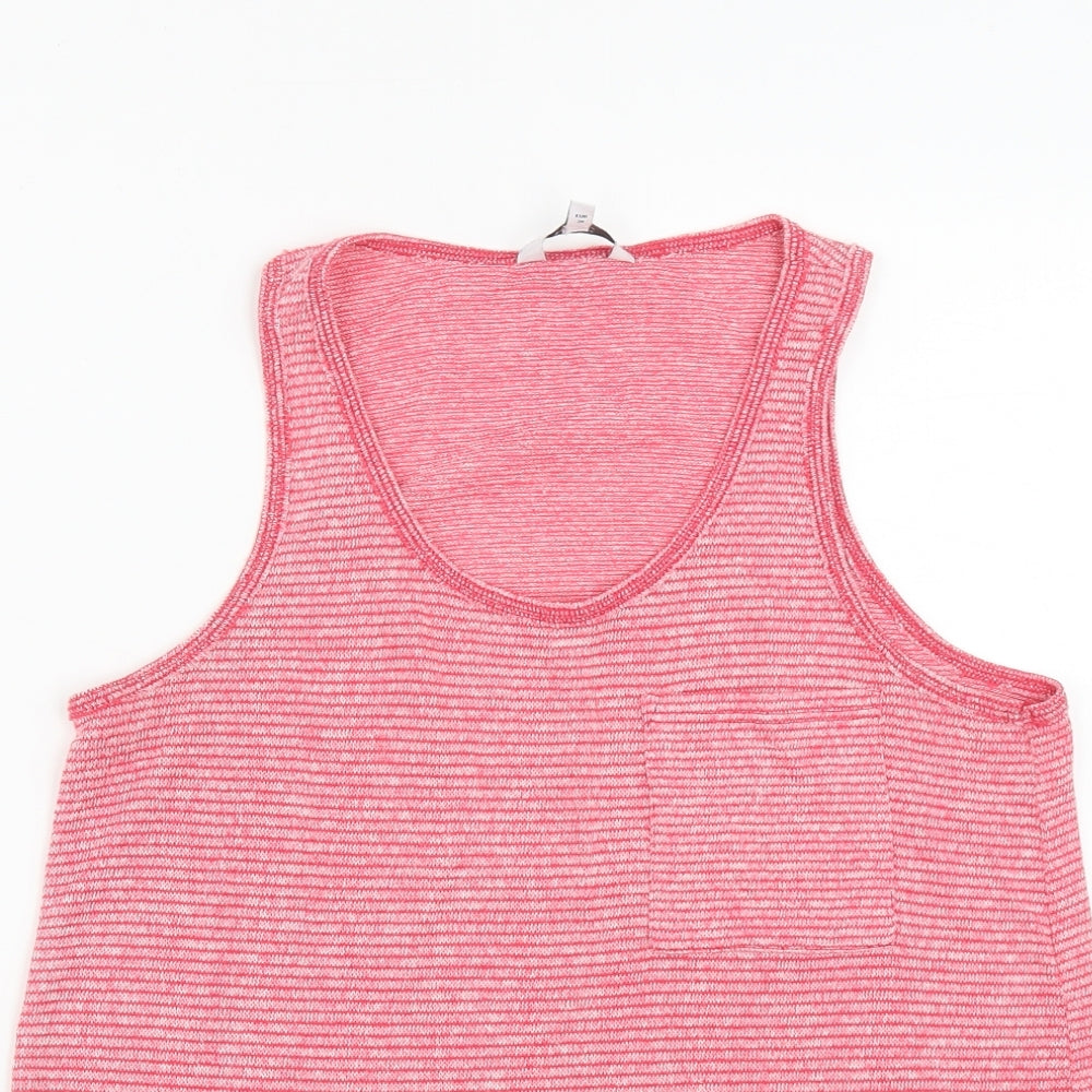 Womens UK Size 10 NEXT Pink Basic Tank