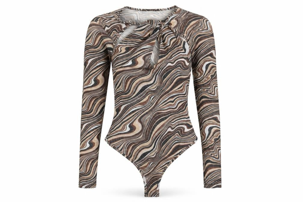 Womens UK Size 6 NAANAA One-Piece Green Bodysuit