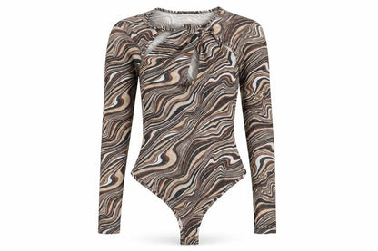 Womens UK Size 6 NAANAA One-Piece Green Bodysuit