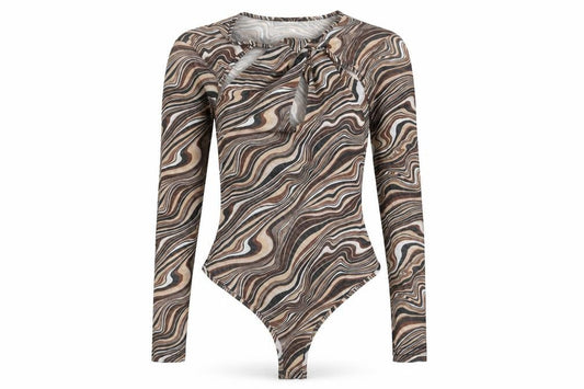 Womens UK Size 6 NAANAA One-Piece Green Bodysuit