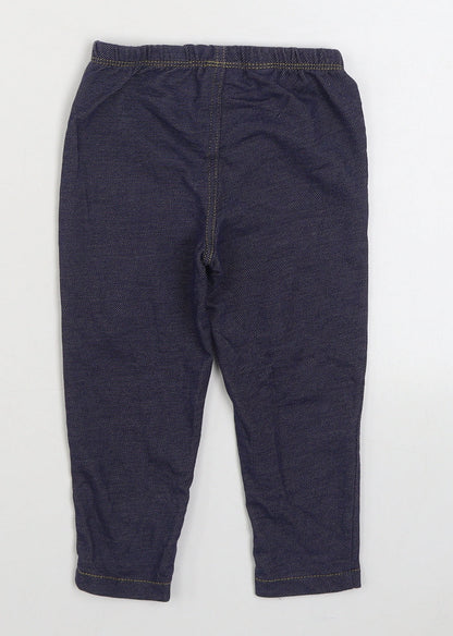 Carters Girls Blue  Cotton Jogger Jeans Size 24 Months