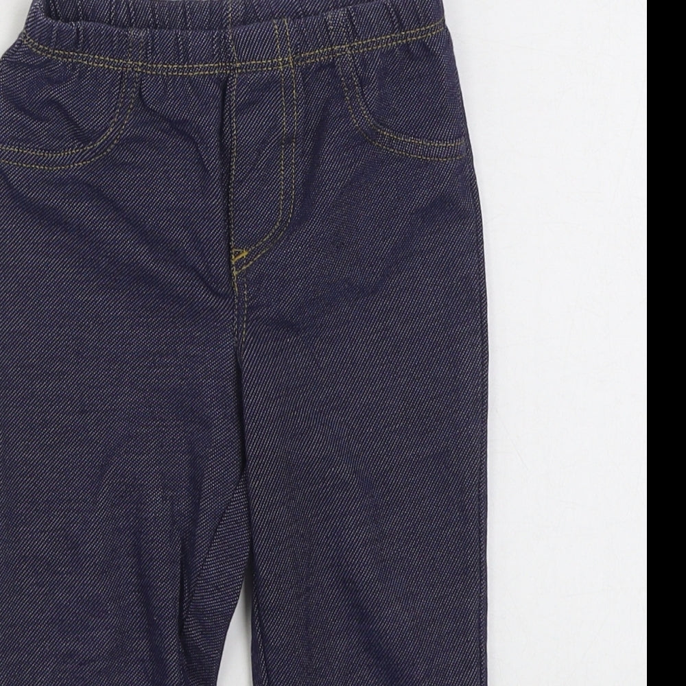 Carters Girls Blue  Cotton Jogger Jeans Size 24 Months
