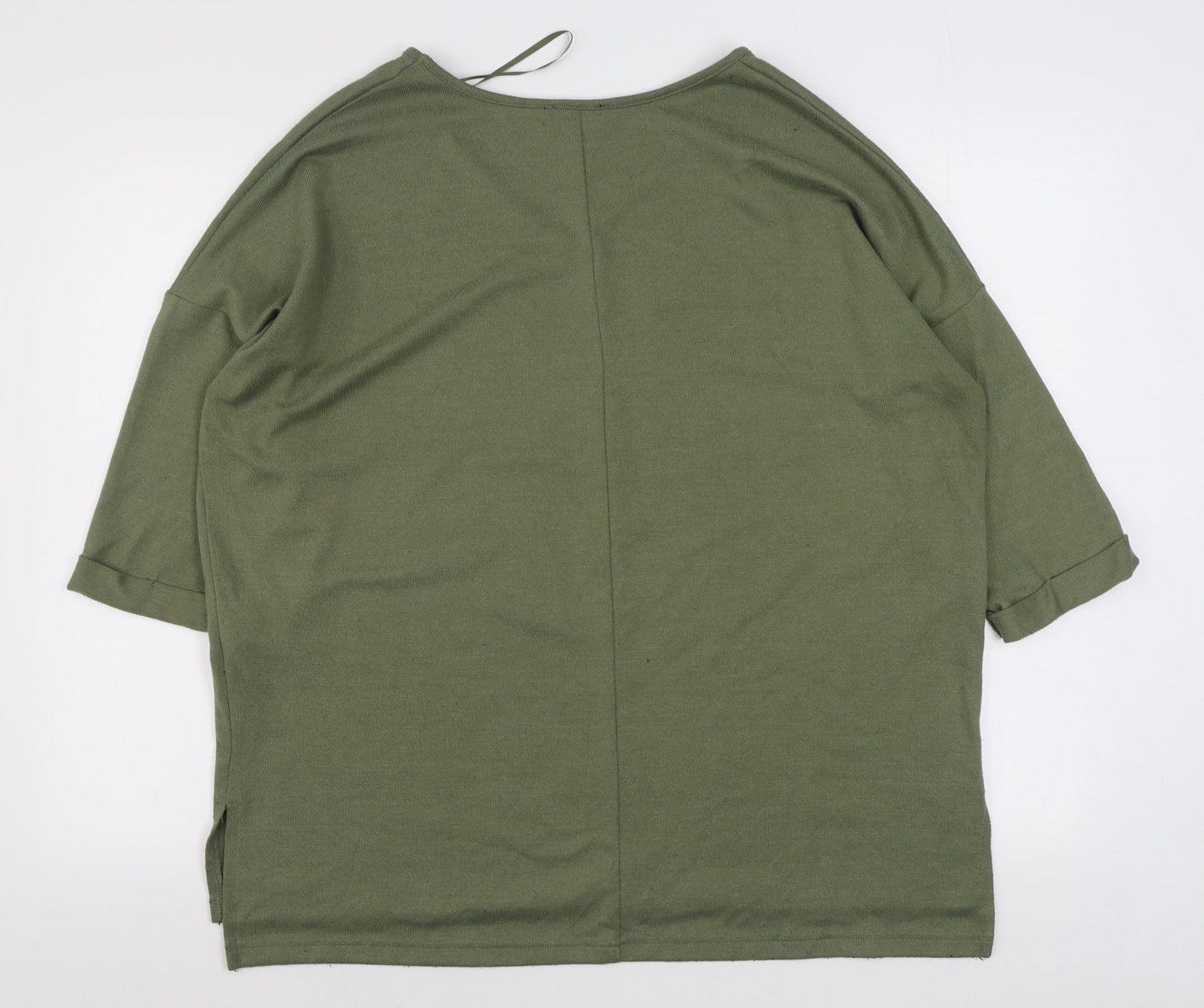 Womens UK Size M New Look Green Pullover Jumper