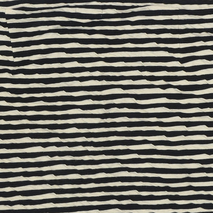 Silence + Noise Womens White Striped Cotton Mini Skirt Size S  Regular