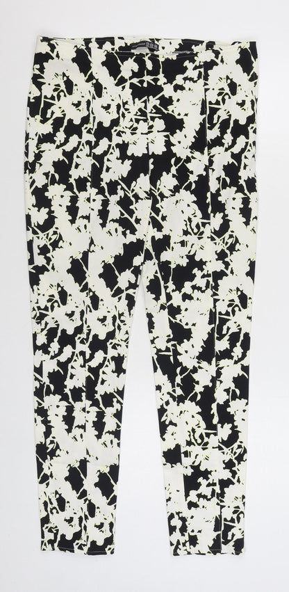 Womens UK Size 14 Atmosphere Regular Fit Carrot Black Trousers
