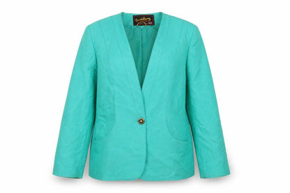 Womens UK Size 14 David Barry Green Jacket