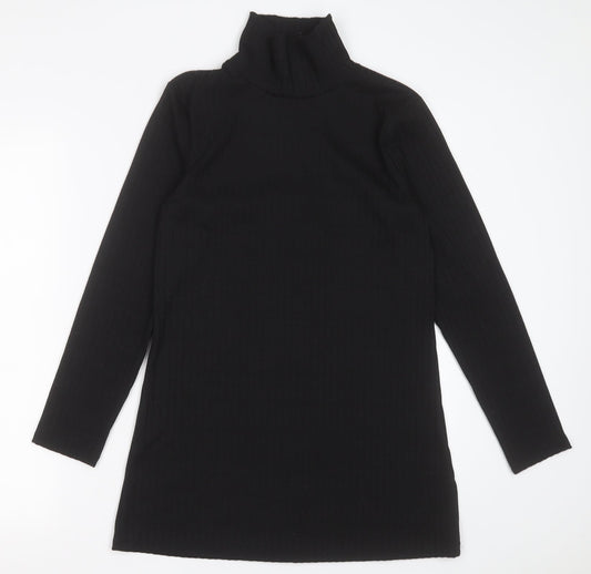 Principles Womens Black  Polyester A-Line  Size 12  High Neck Pullover