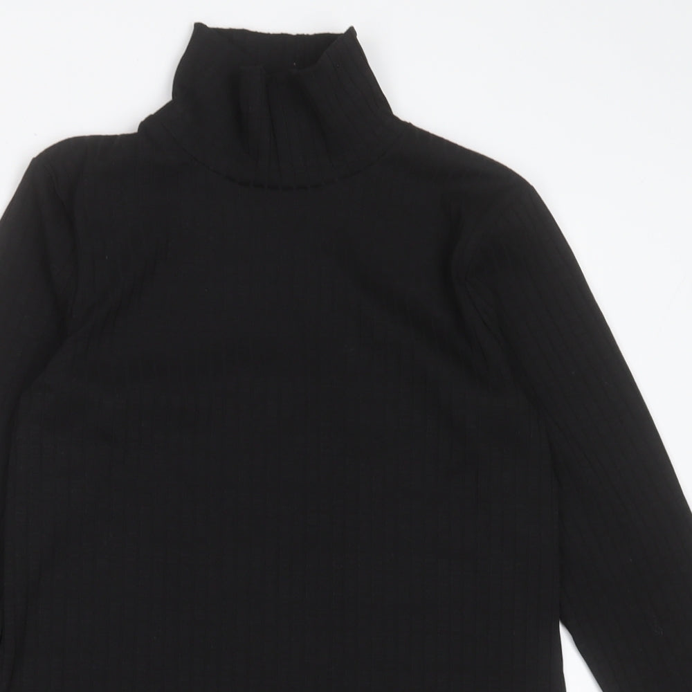 Principles Womens Black  Polyester A-Line  Size 12  High Neck Pullover